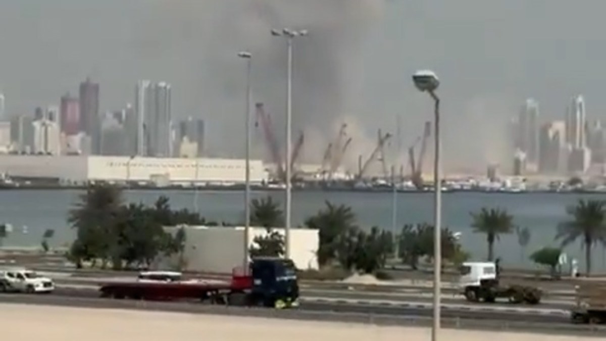 Iran strikes US military base in Bahrain as explosions heard across Gulf