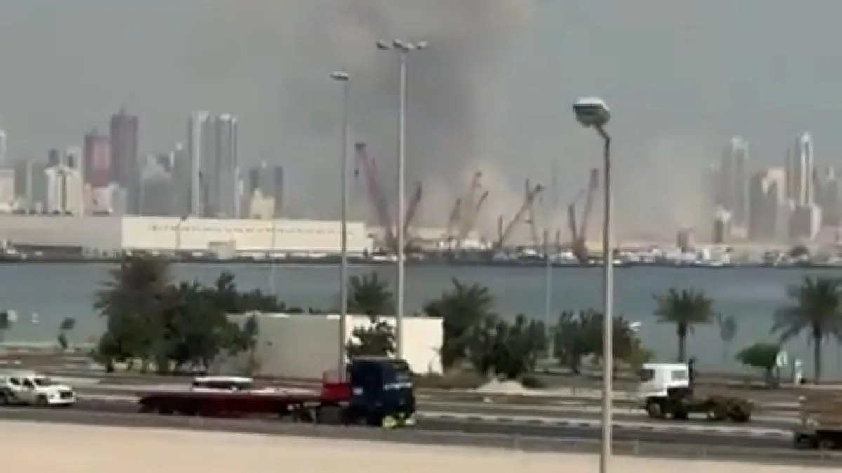 Iran strikes US military base in Bahrain as explosions heard across Gulf