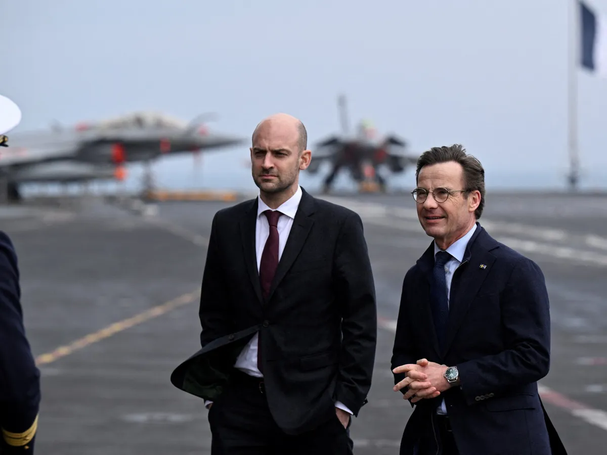 Sweden confirms Russian drone intercepted near French aircraft carrier