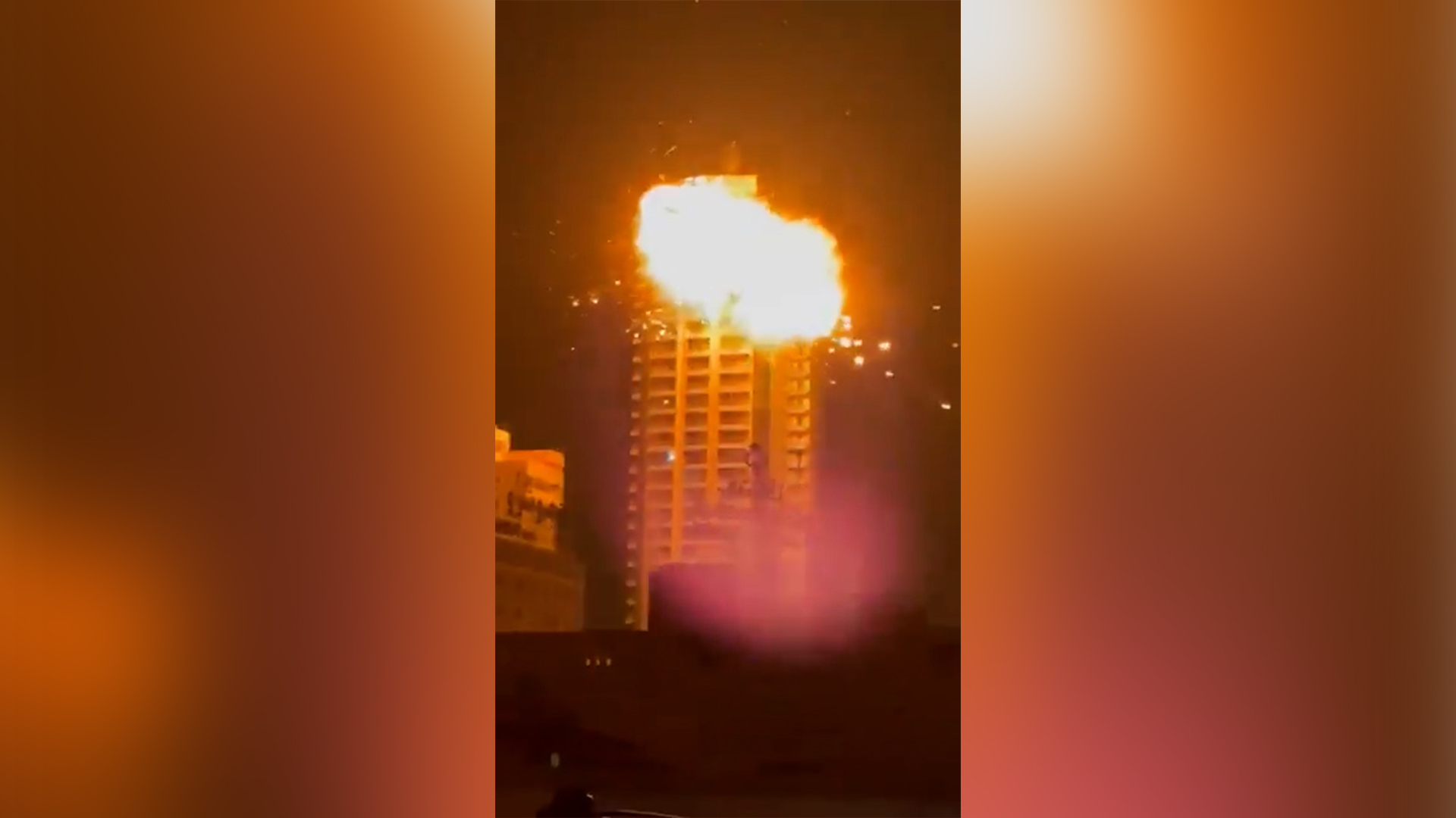 Suspected Iranian drone hits Bahrain high-rise building