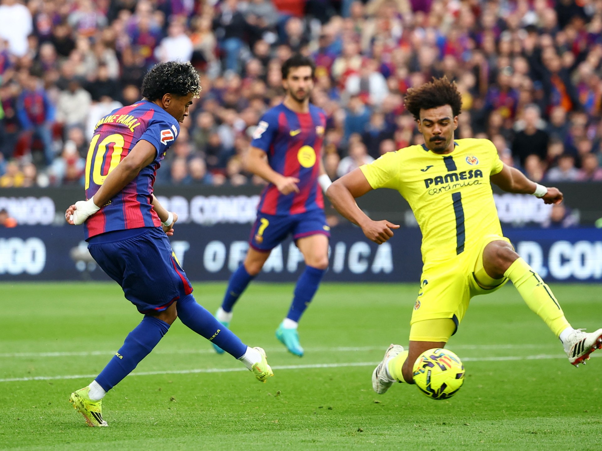 Lamine Yamal hits hat-trick as Barcelona beat Villarreal 4-1 in La Liga
