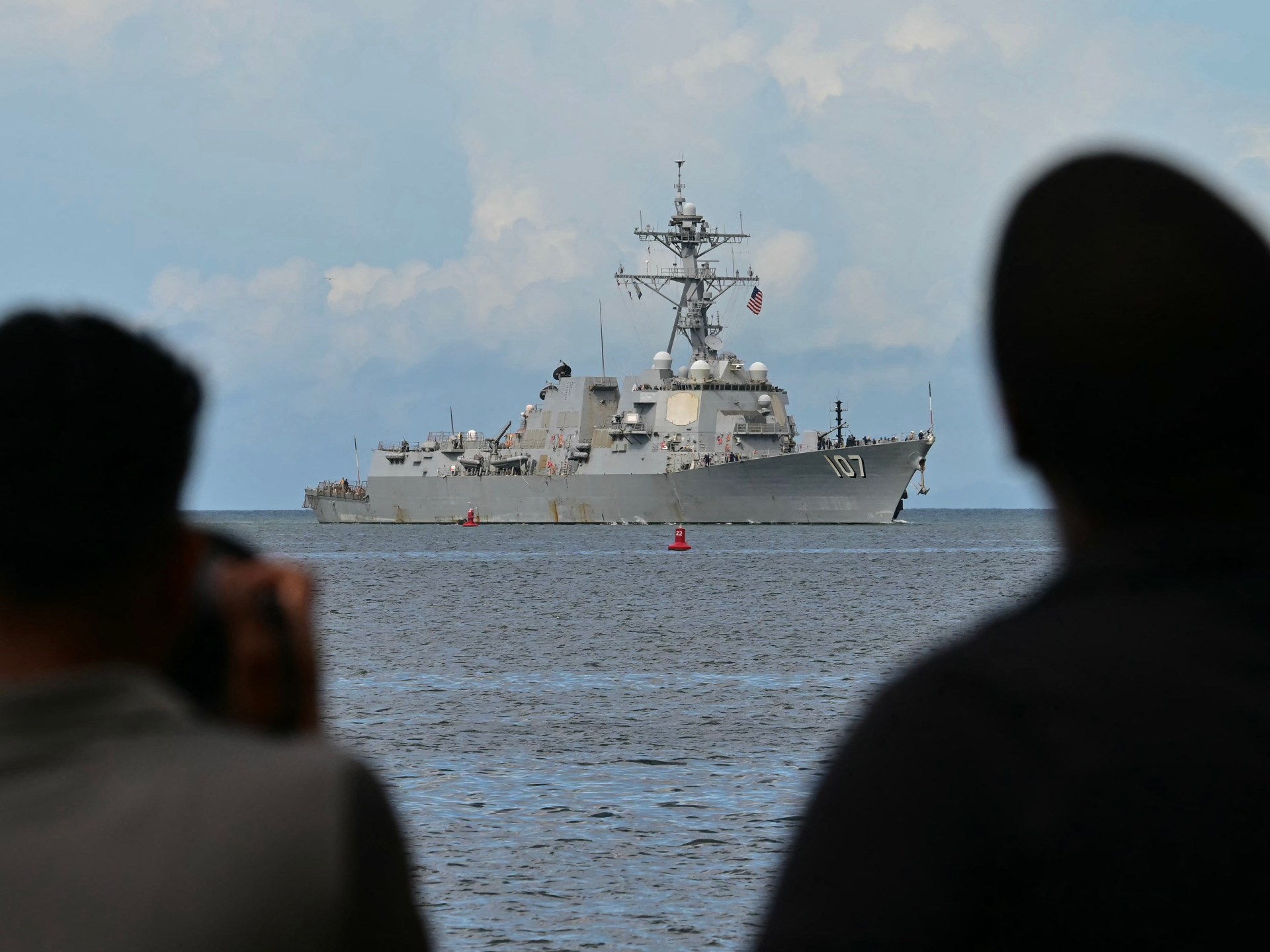 US warship arrives in Trinidad and Tobago, near Venezuela