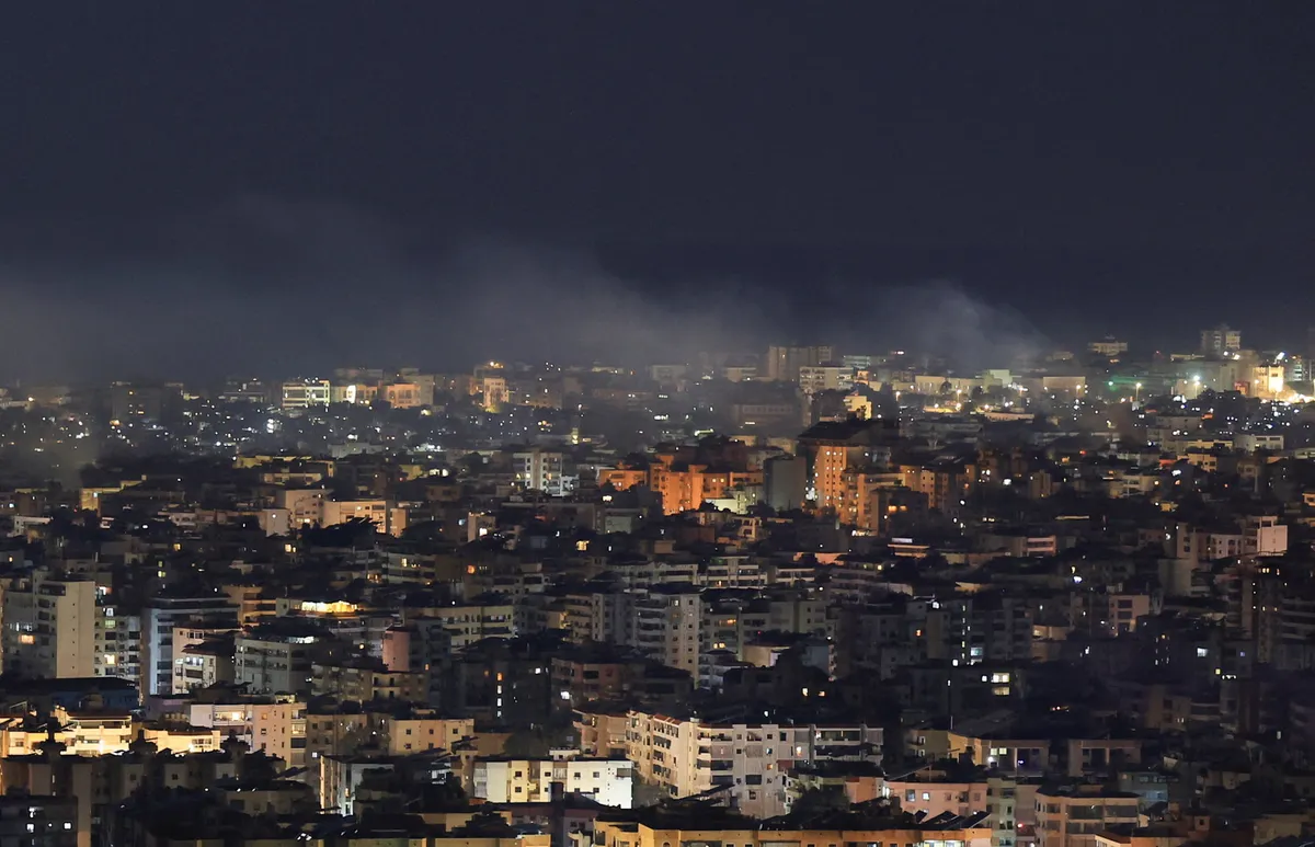 Israel bombs Beirut after Hezbollah fires rockets in Iran war retaliation