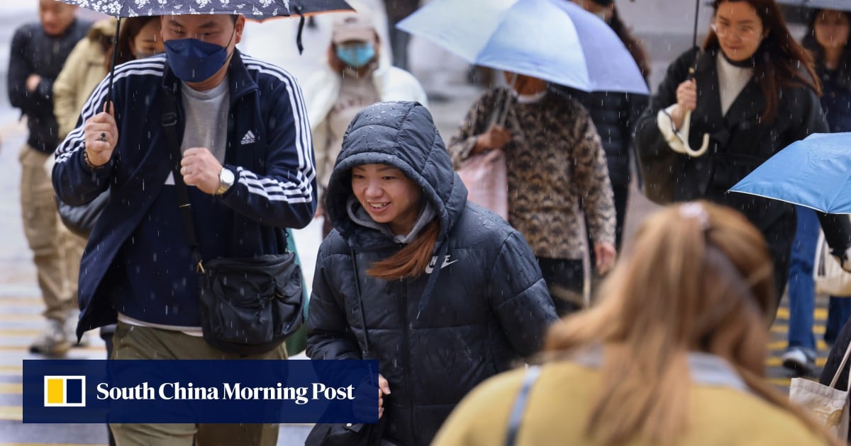 Rainy Tuesday expected in Hong Kong, with temperatures dipping to 16 degrees Celsius