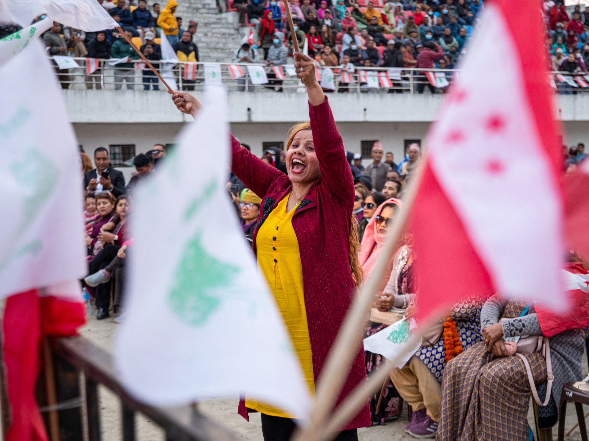 Nepal rivals rally on final day of poll campaign, PM urges citizens to vote