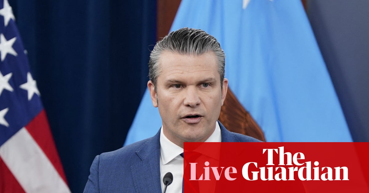 Pete Hegseth claims Trump is ‘finishing’ war with Iran as conflict widens; fourth US service member confirmed killed – US politics live