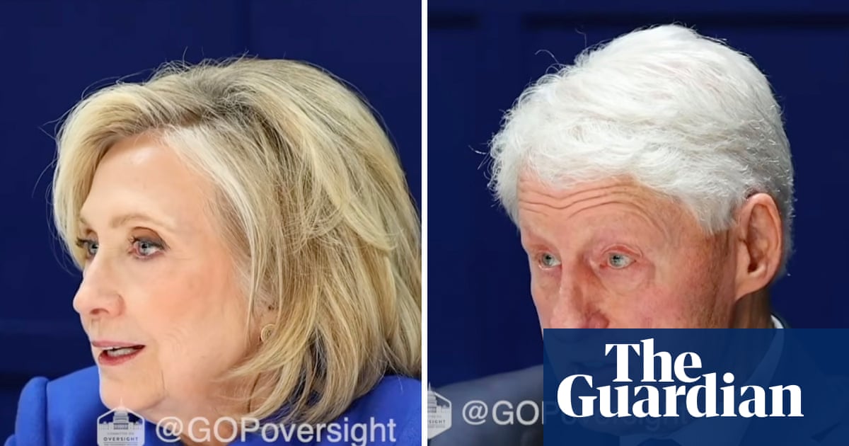 US House committee releases videos of the Clintons’ Epstein testimonies
