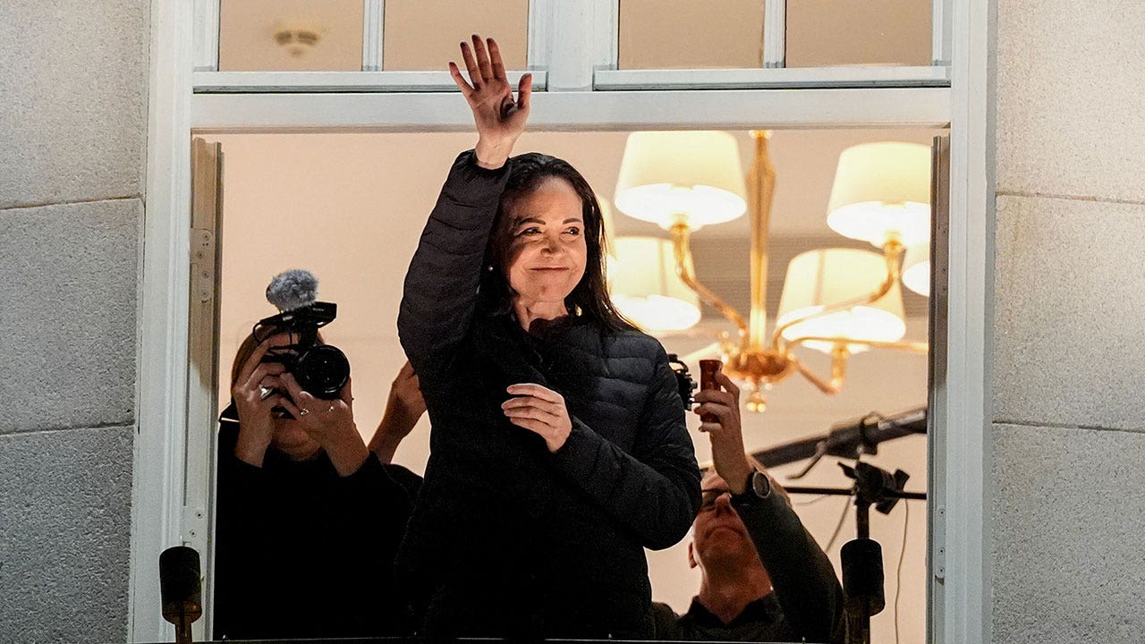 Venezuelan opposition leader Machado reappears in Norway after months in hiding
