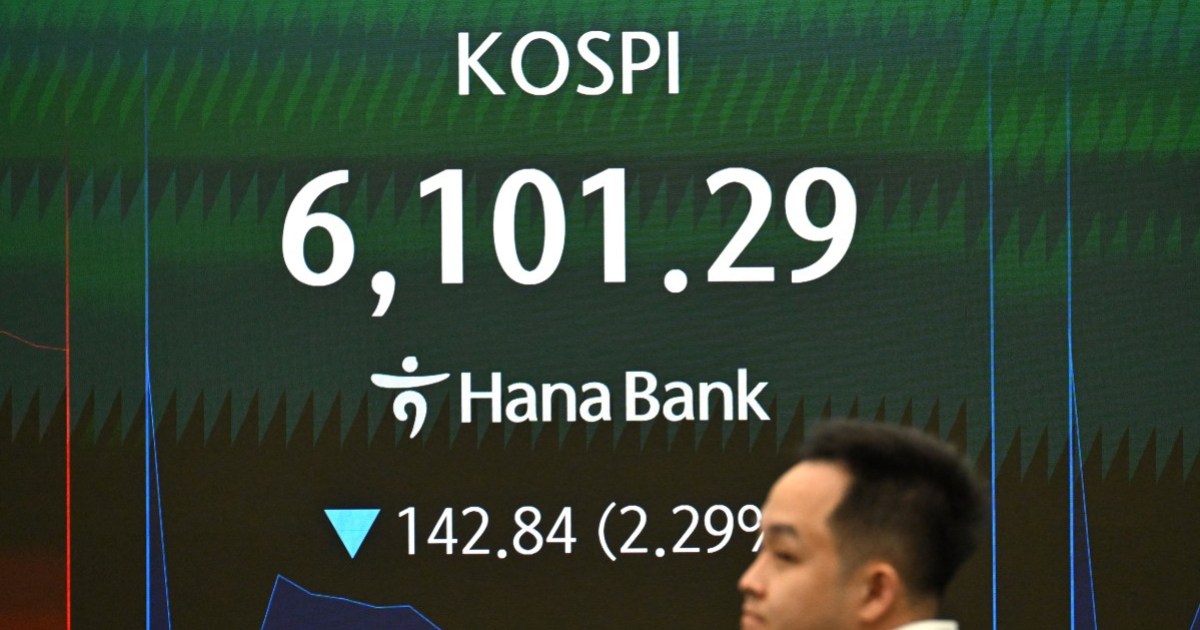 Asia’s stock markets plunge amid US-Israeli conflict with Iran