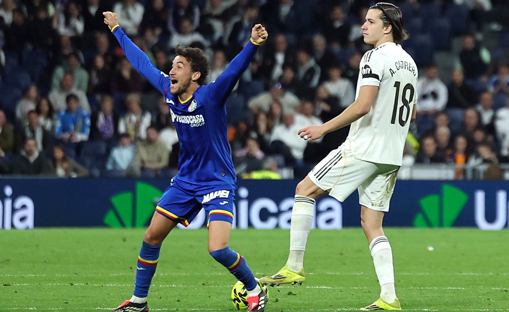 Real Madrid defeated by Getafe to fall four points behind Barca in La Liga