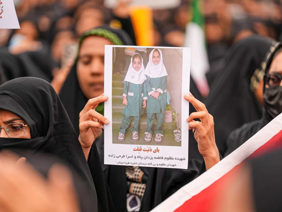 Iran holds mass funeral for girls, staff killed in US-Israel school attack