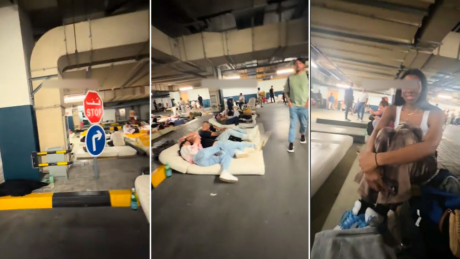 Dubai hotel guests shelter in car park as Iran attacks