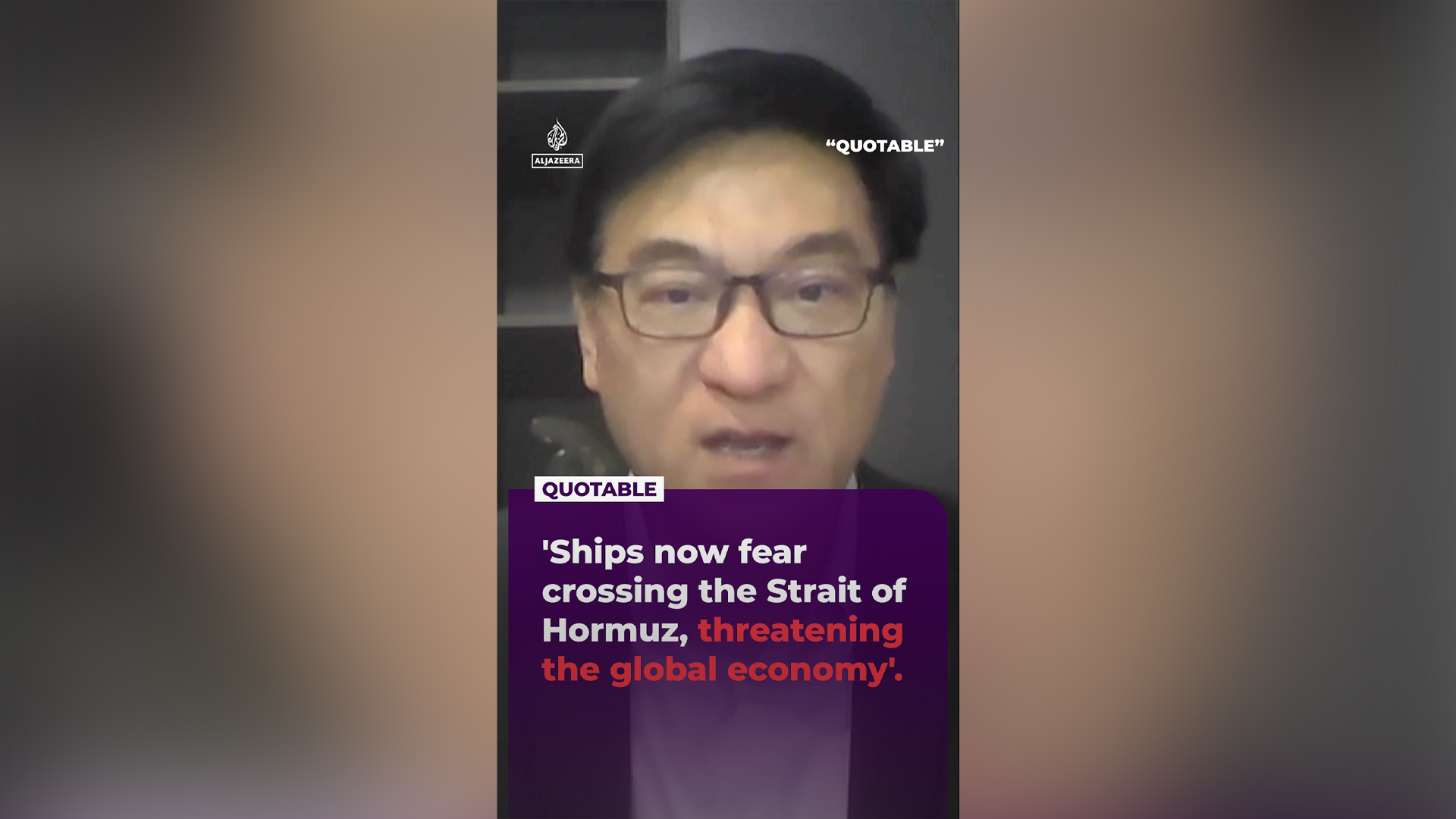 ‘Ships now fear crossing the Strait of Hormuz’