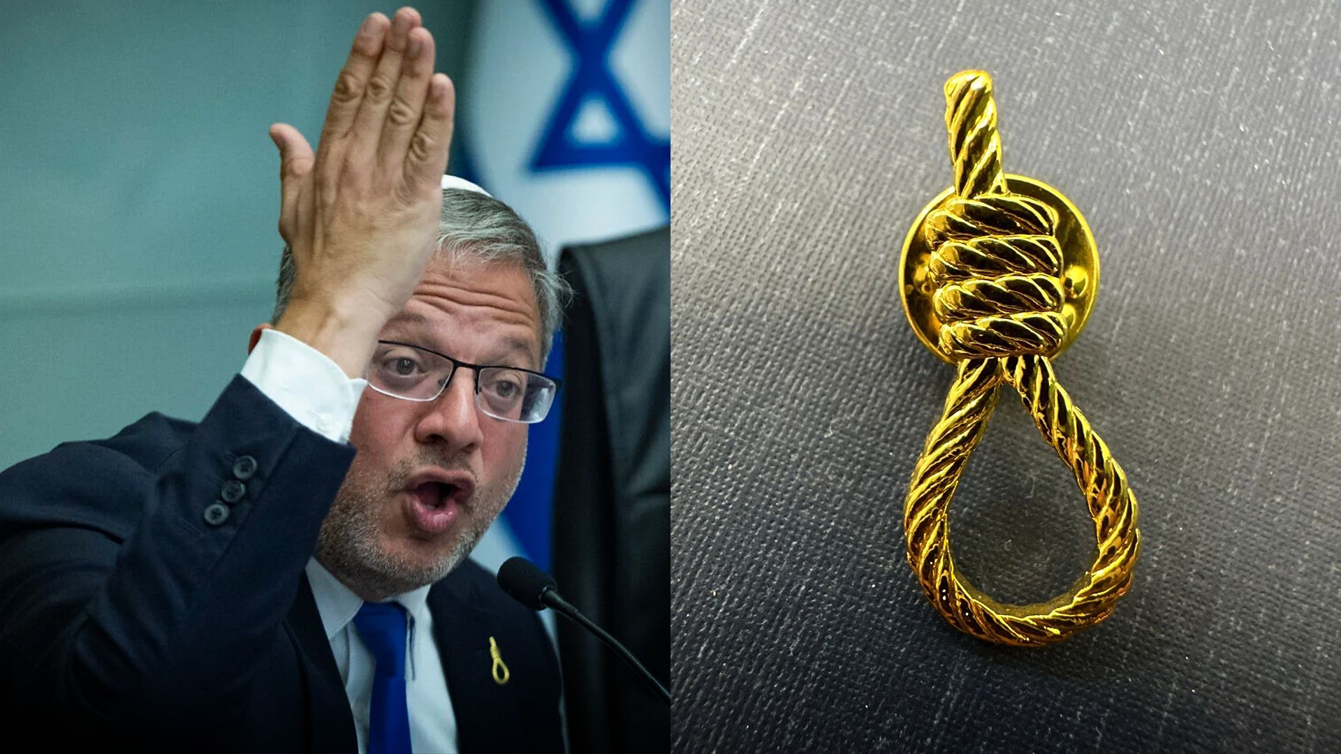Why are Israeli lawmakers wearing gold nooses?