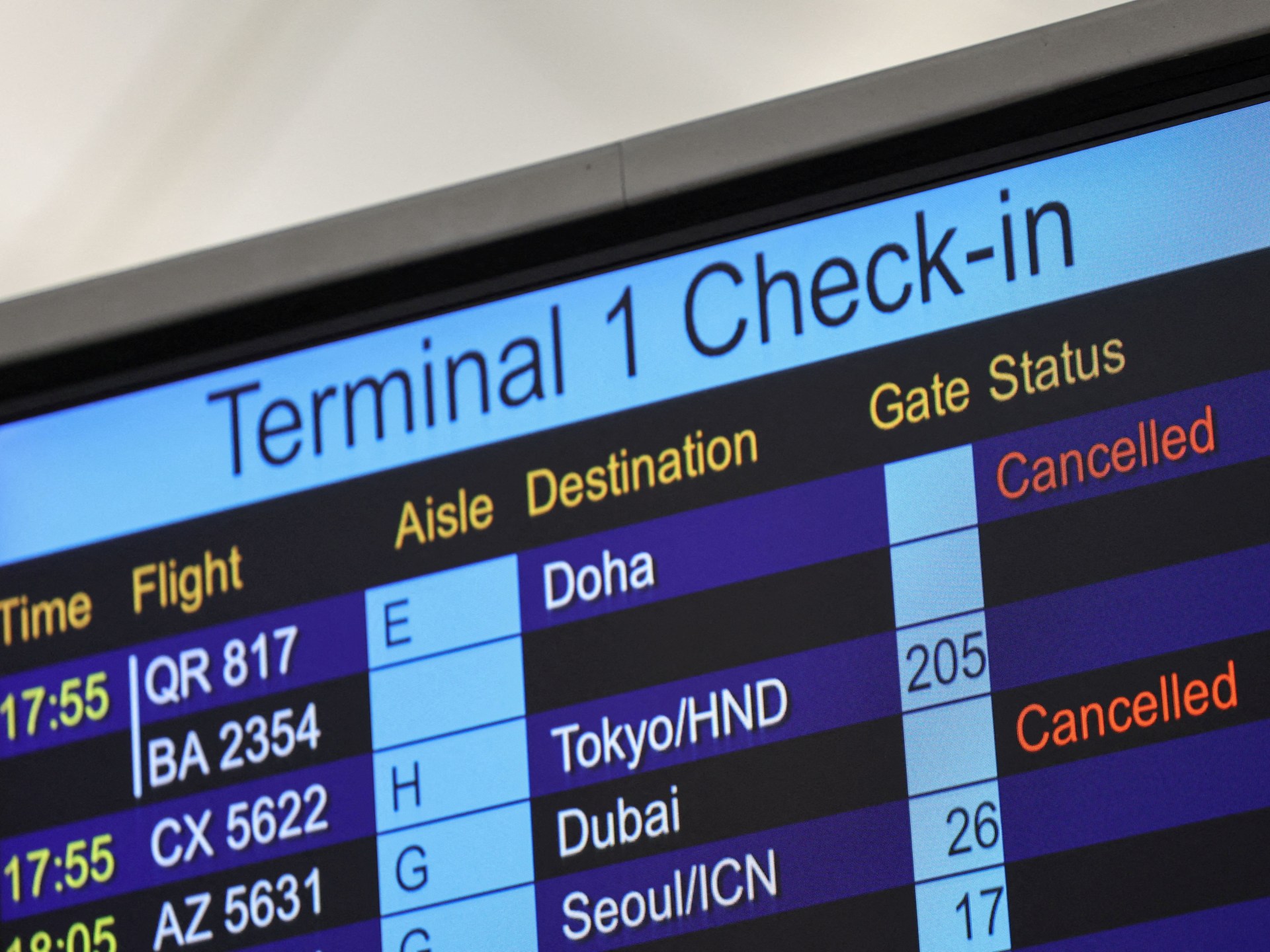 Travellers stranded, airlines under pressure as Iran war escalates