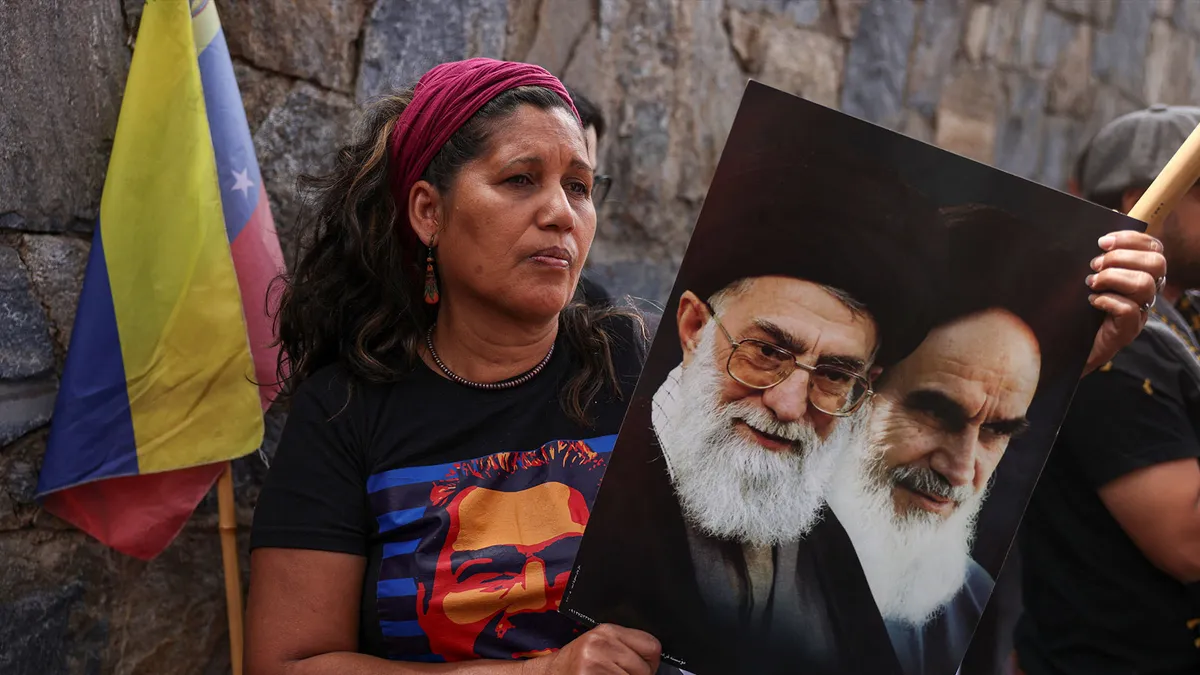 Protests in Venezuela against US-Israeli war on Iran