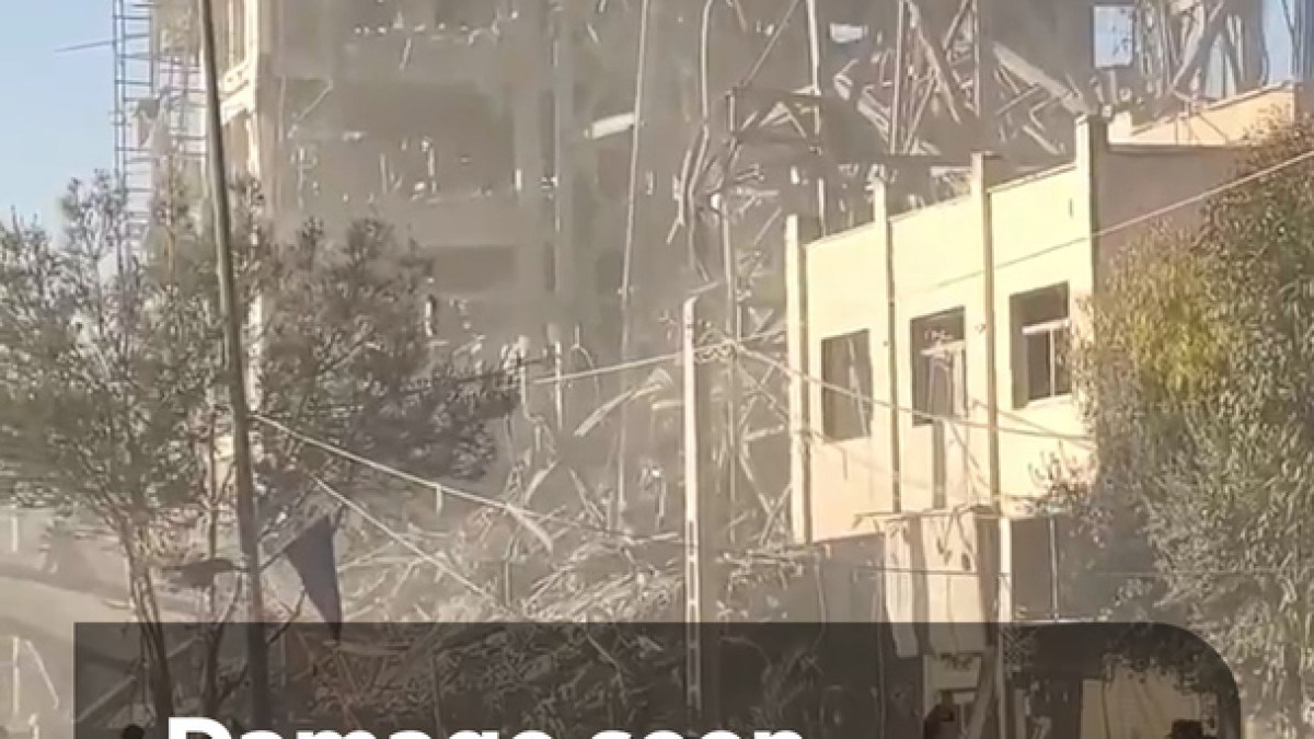 Destruction seen after attack on Iran’s Assembly of Experts building