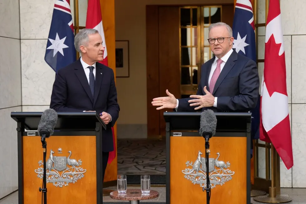 Canada and Australia leaders urge war de-escalation, but agree Iran can’t get nuclear weapons