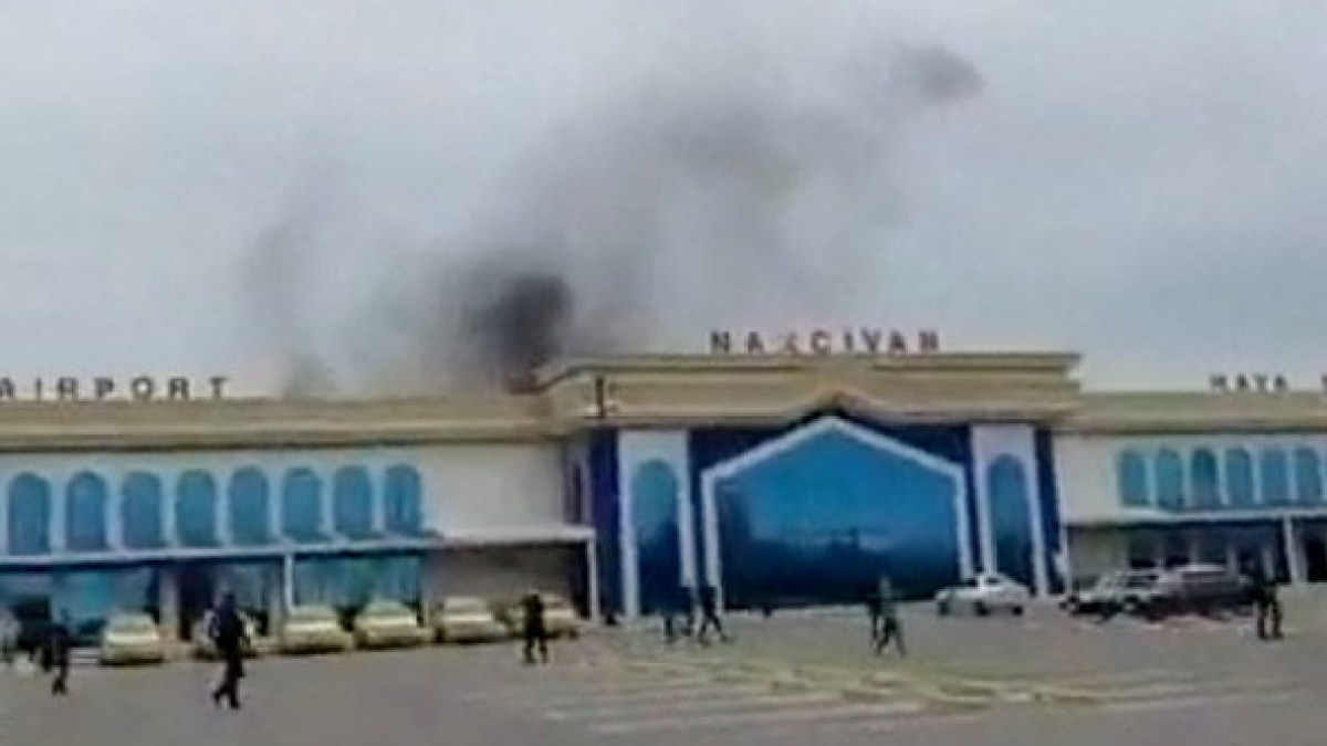 Iran drone attack at Azerbaijan airport