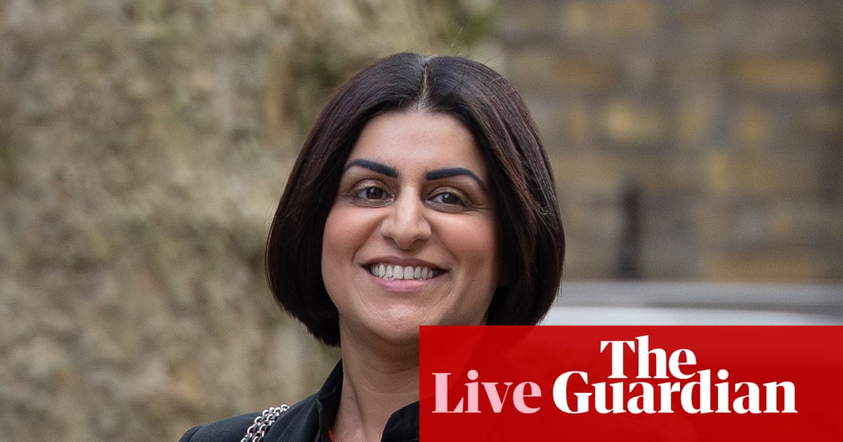 Shabana Mahmood to outline ‘firm but fair’ asylum system that could see some claimants enter job market – UK politics live