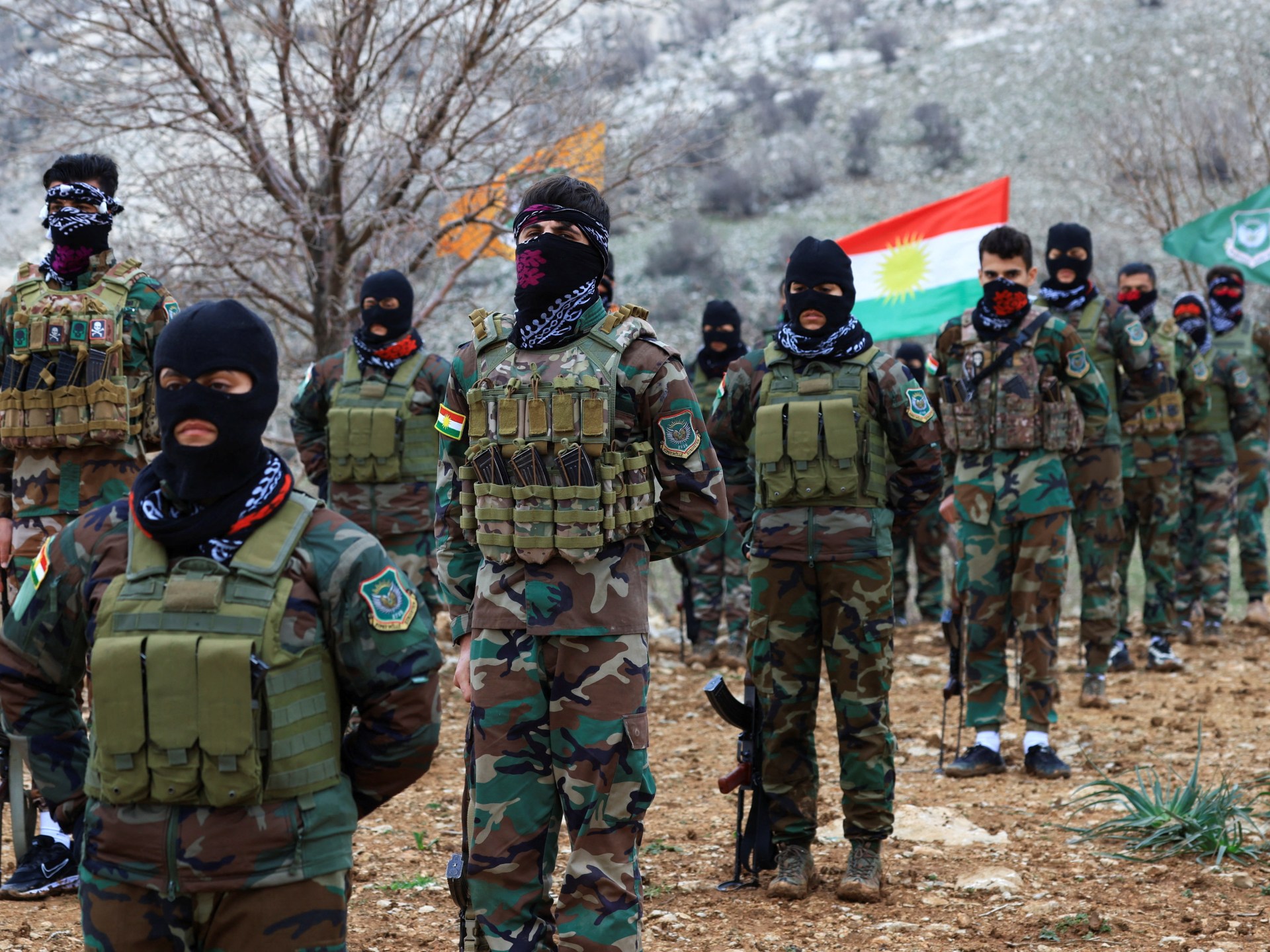 Which Kurdish groups is the US rallying to fight Iran?