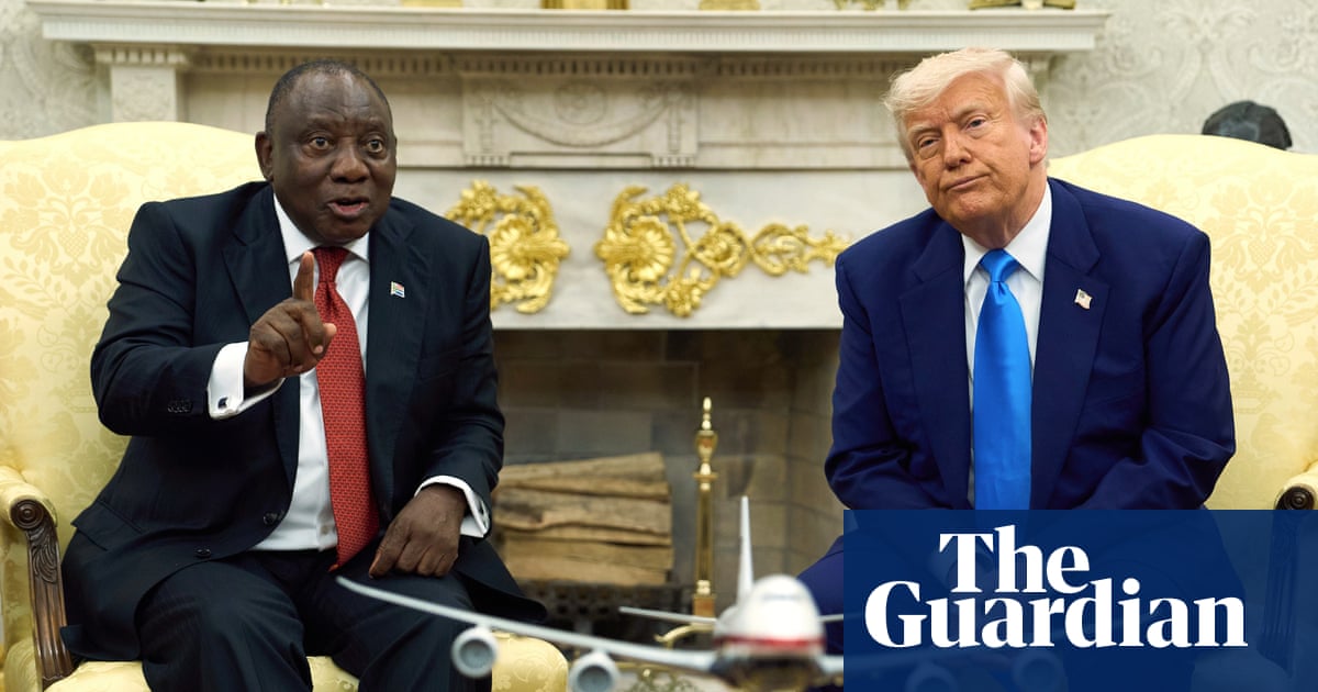 South Africa’s president calls Trump’s policy to offer refuge to white Afrikaners ‘racist’