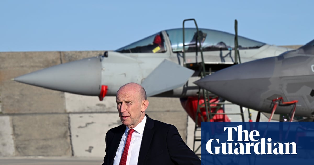 Defence secretary accuses MPs of undermining UK’s relationship with Trump