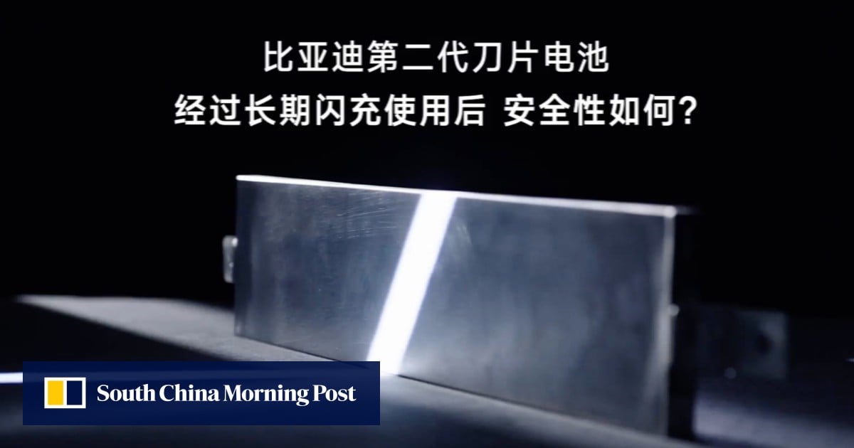 China’s BYD looks to make electric vehicle charging as fast as filling up with petrol