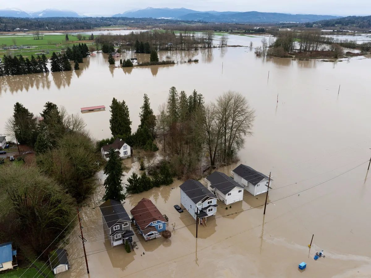 ‘Catastrophic flooding’ in North America’s Pacific Northwest as rains ease