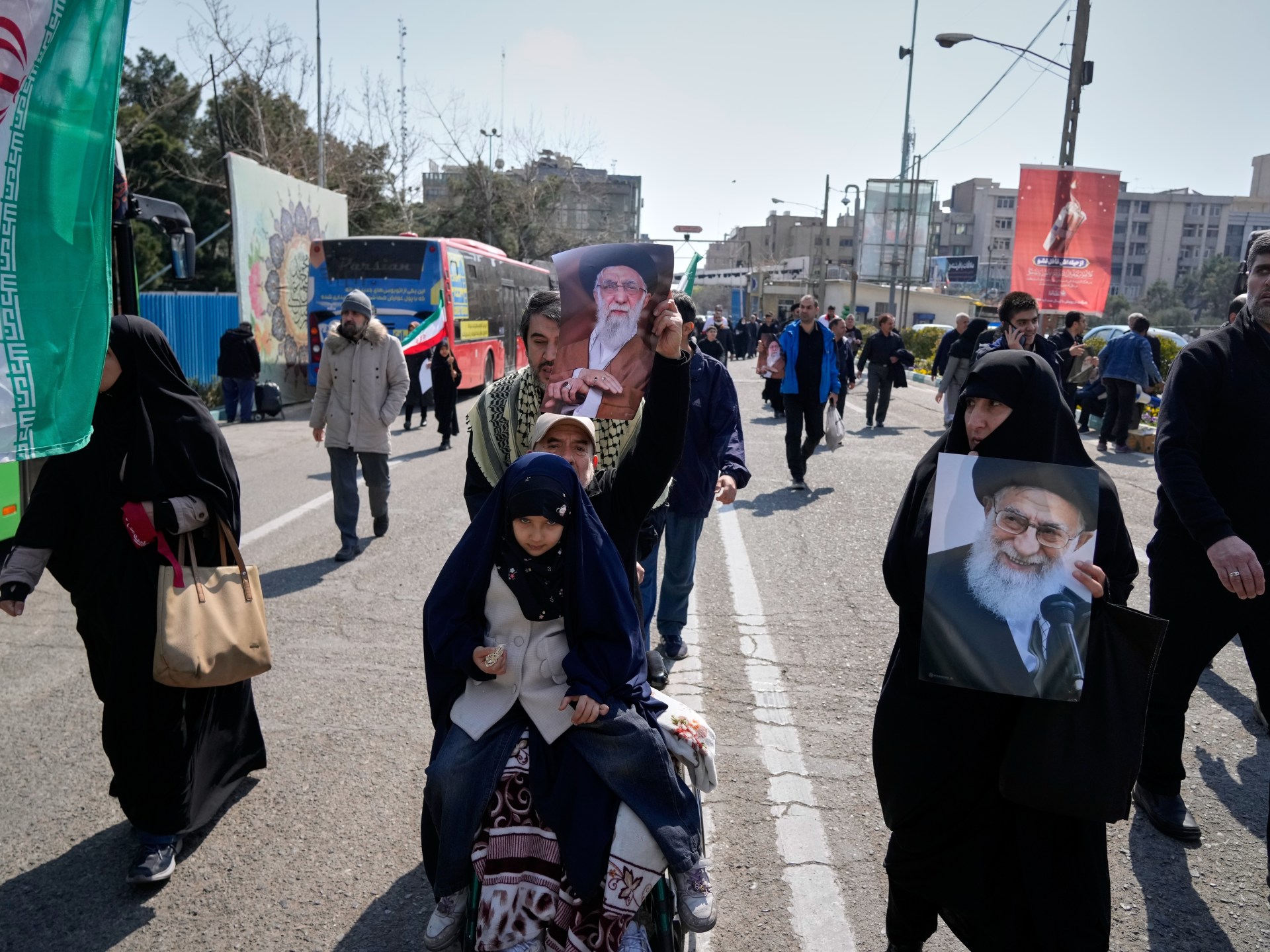 Iranians mourn Khamenei as they gather for first Friday prayers during war