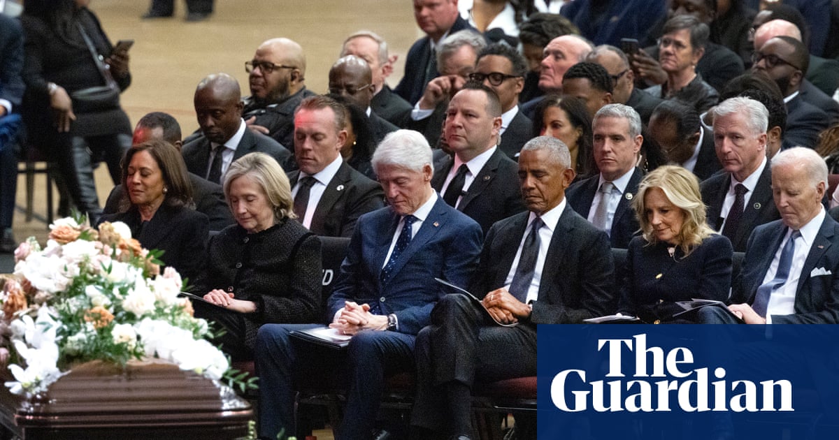 Jesse Jackson hailed as ‘ambassador of hope’ at memorial attended by Clintons, Obama and Biden