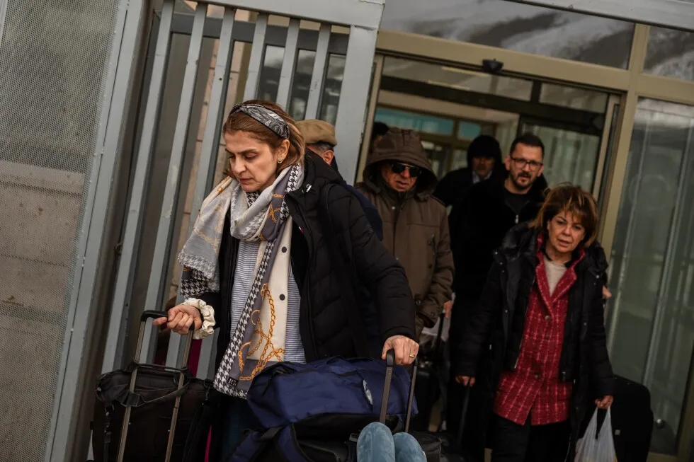 Iran’s border with Turkey offers a way out, but few are leaving for good