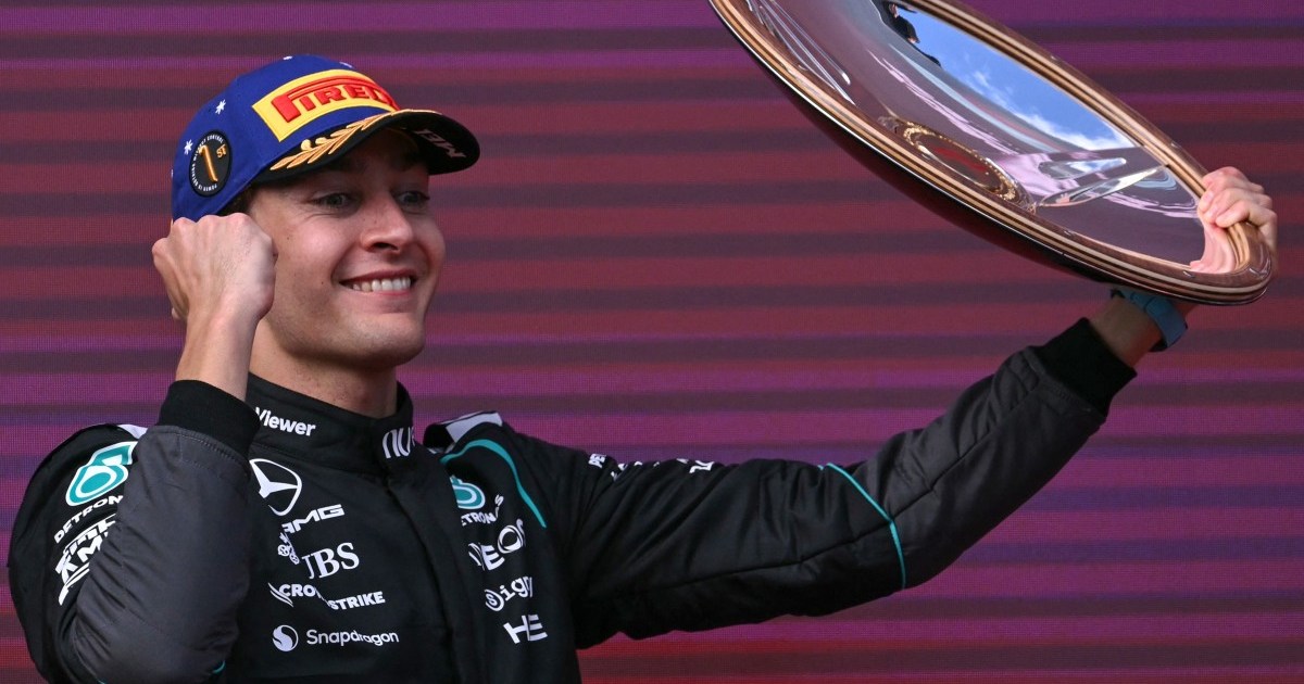 Russell and Mercedes win F1’s Australian Grand Prix after Piastri crash