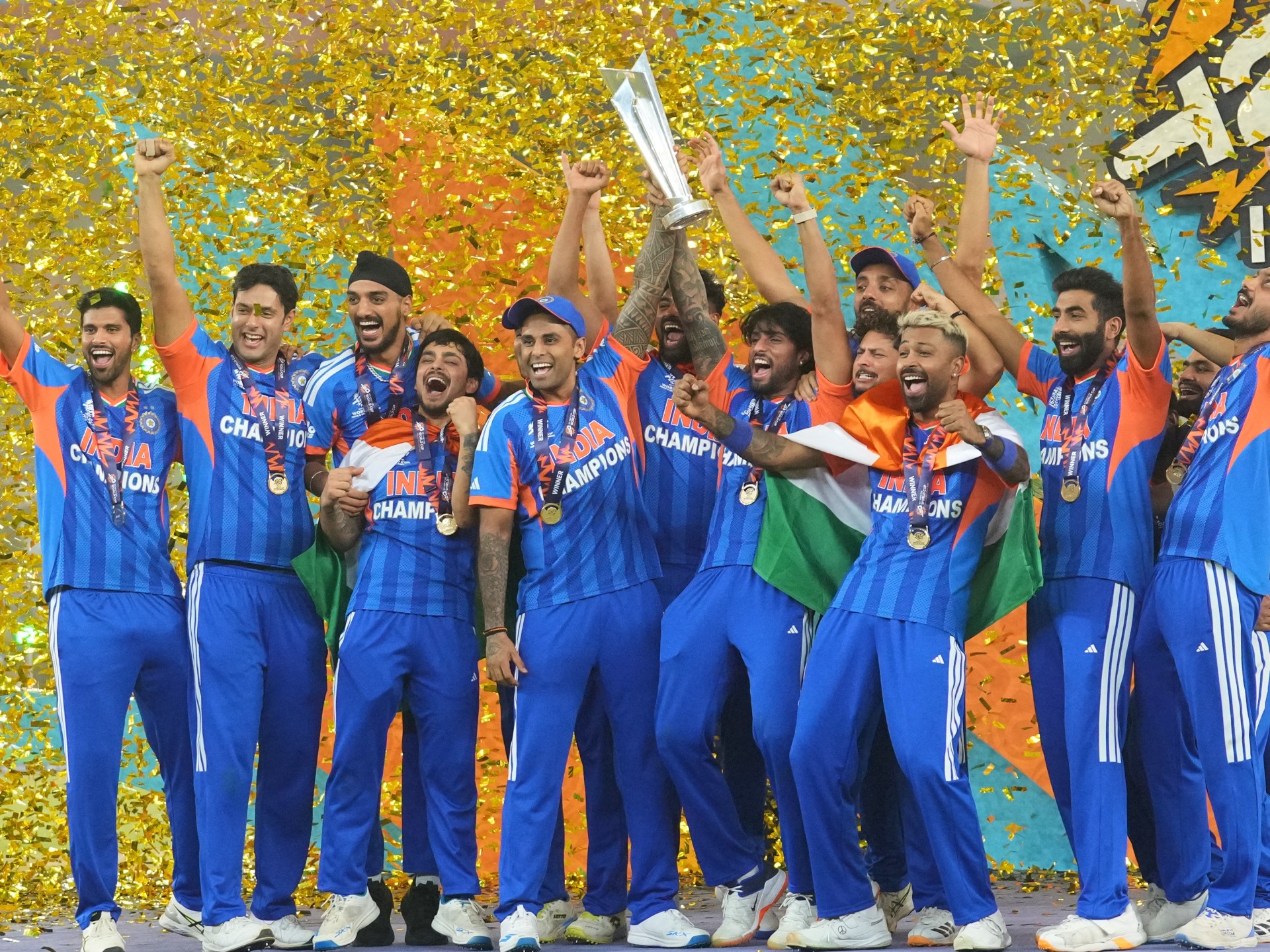 T20 World Cup final: India defeat New Zealand by 96 runs for third title