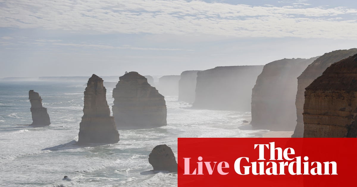 News live: families of Australian officials told to leave UAE amid ‘deteriorating security situation’; Northern Territory floods could last a week
