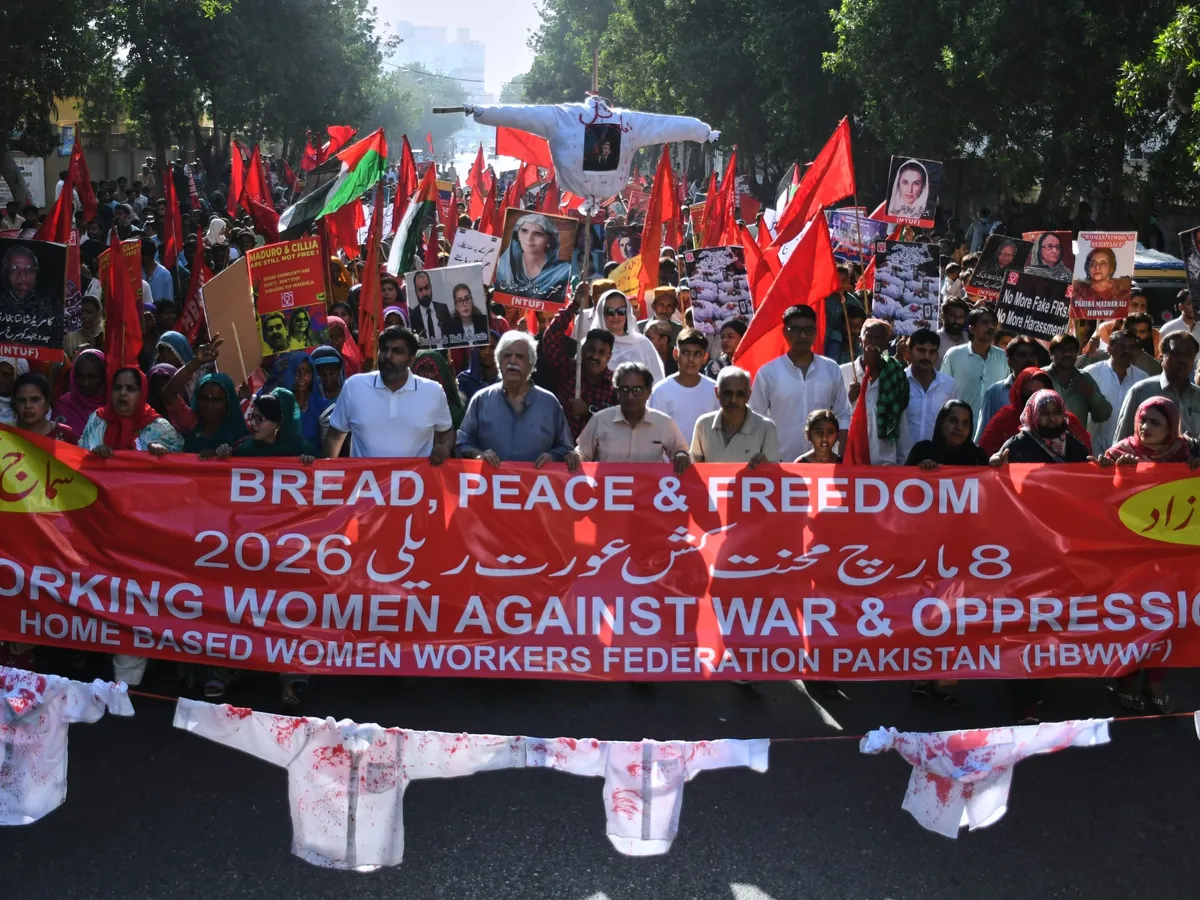 Marches for International Women’s Day denounce war, abuse and oppression