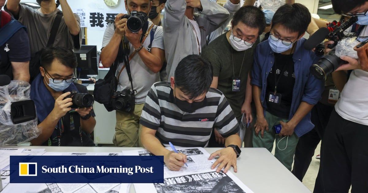 Former Apple Daily executive editor appeals 10-year sentence in Hong Kong