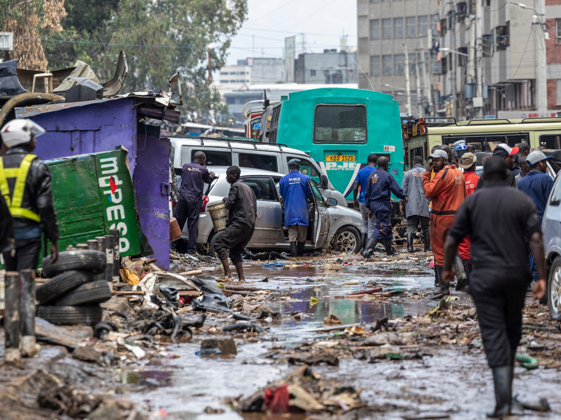 At least 42 people killed in days of floods across Kenya