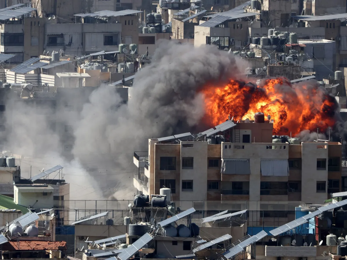 Israel strikes Hezbollah financial institutions as Lebanon calls for talks
