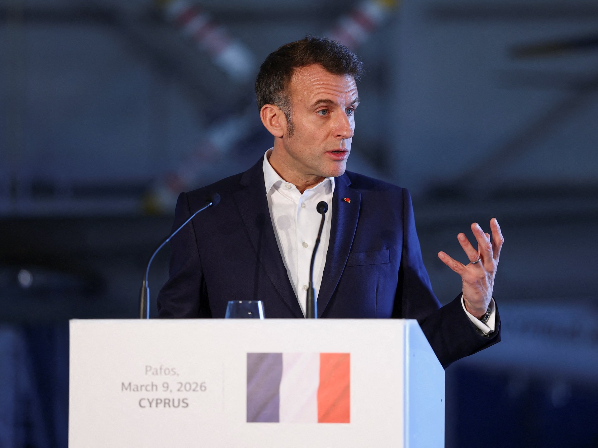 France preparing to escort ships in Strait of Hormuz when war calms: Macron
