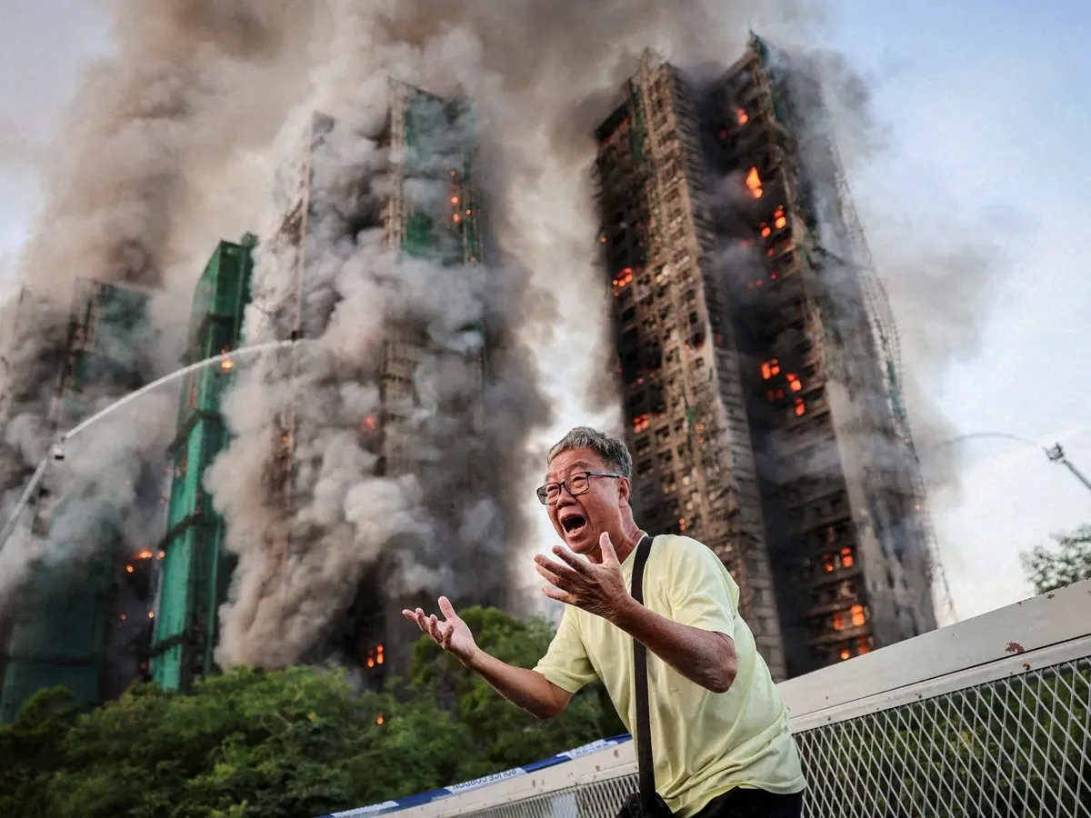 Week in Pictures: From deadly fire in Hong Kong to Russian attack on Kyiv