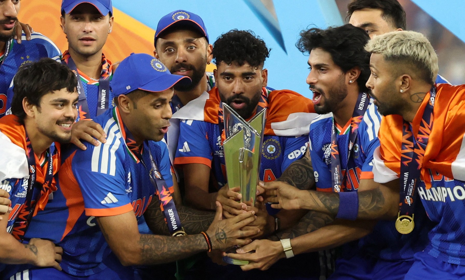 Indian cricket team to pocket $14m for record T20 World Cup win