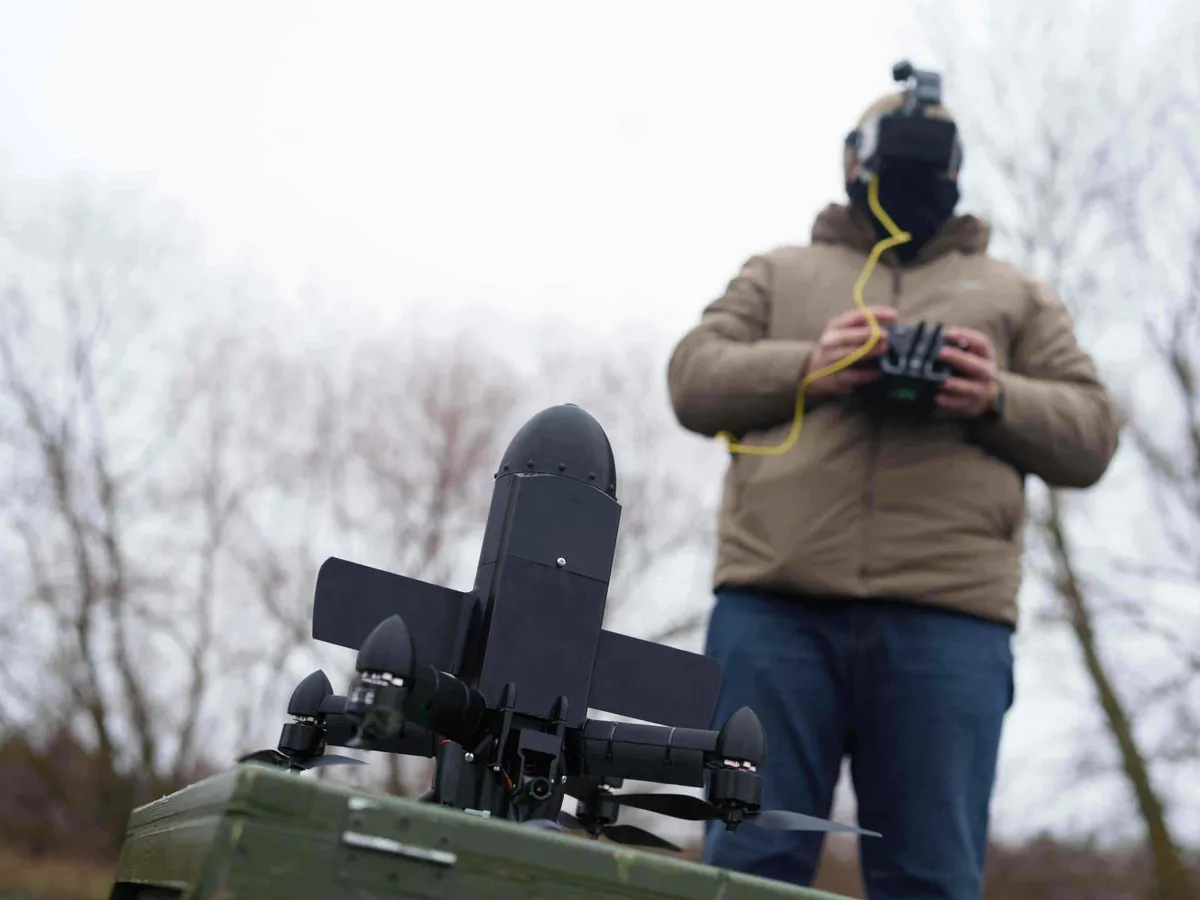 What are the Ukrainian drone interceptors sent to counter Iranian attacks?