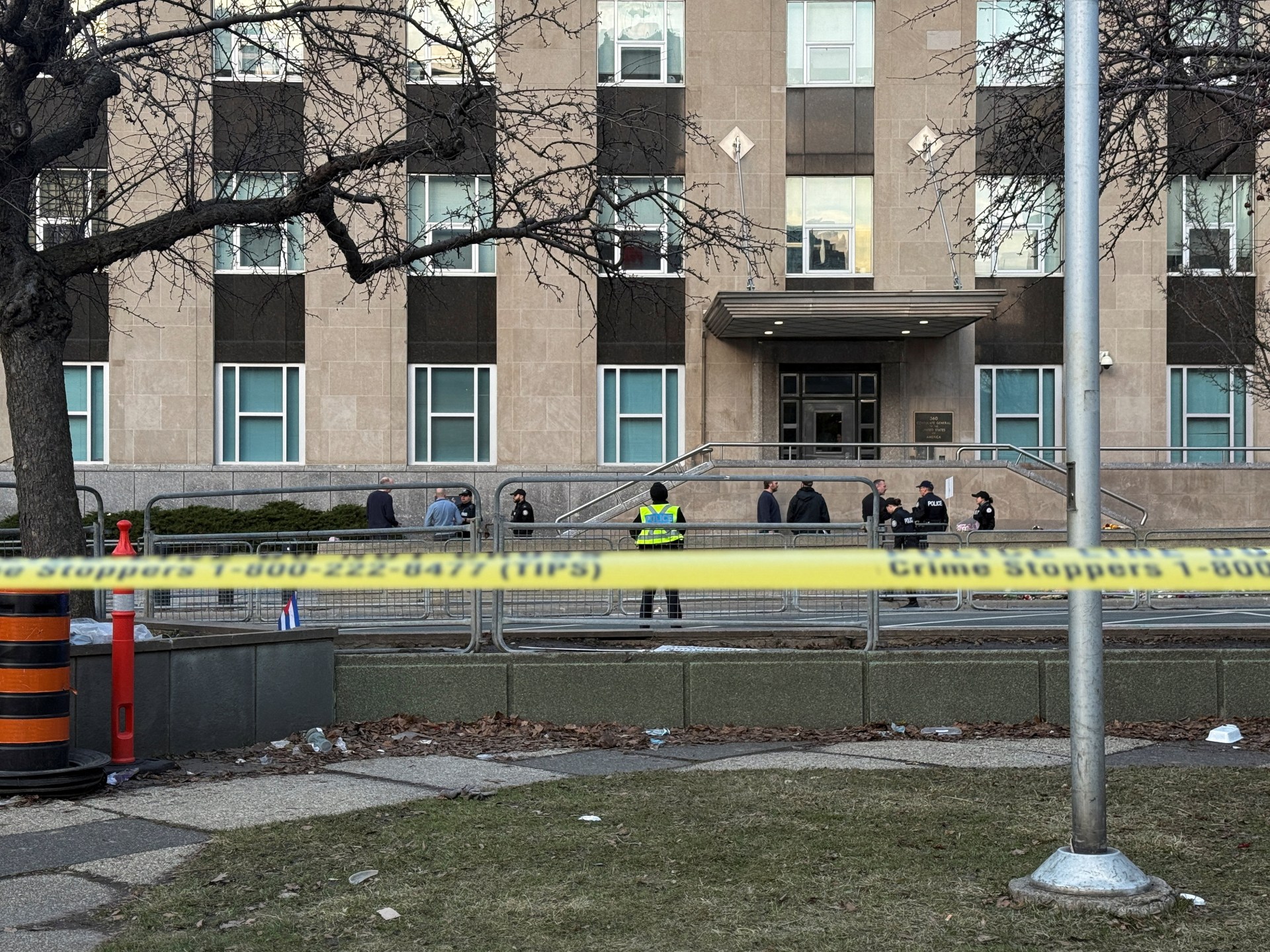 Canadian authorities investigating gunfire at US consulate in Toronto