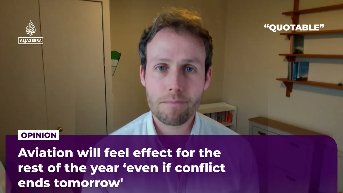 Aviation will feel effect for the rest of the year ‘even if conflict ends t
