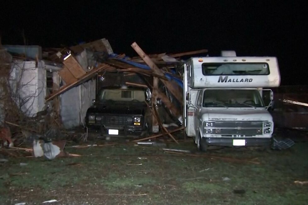 Severe storms whip up tornadoes in Illinois and Indiana, leveling homes
