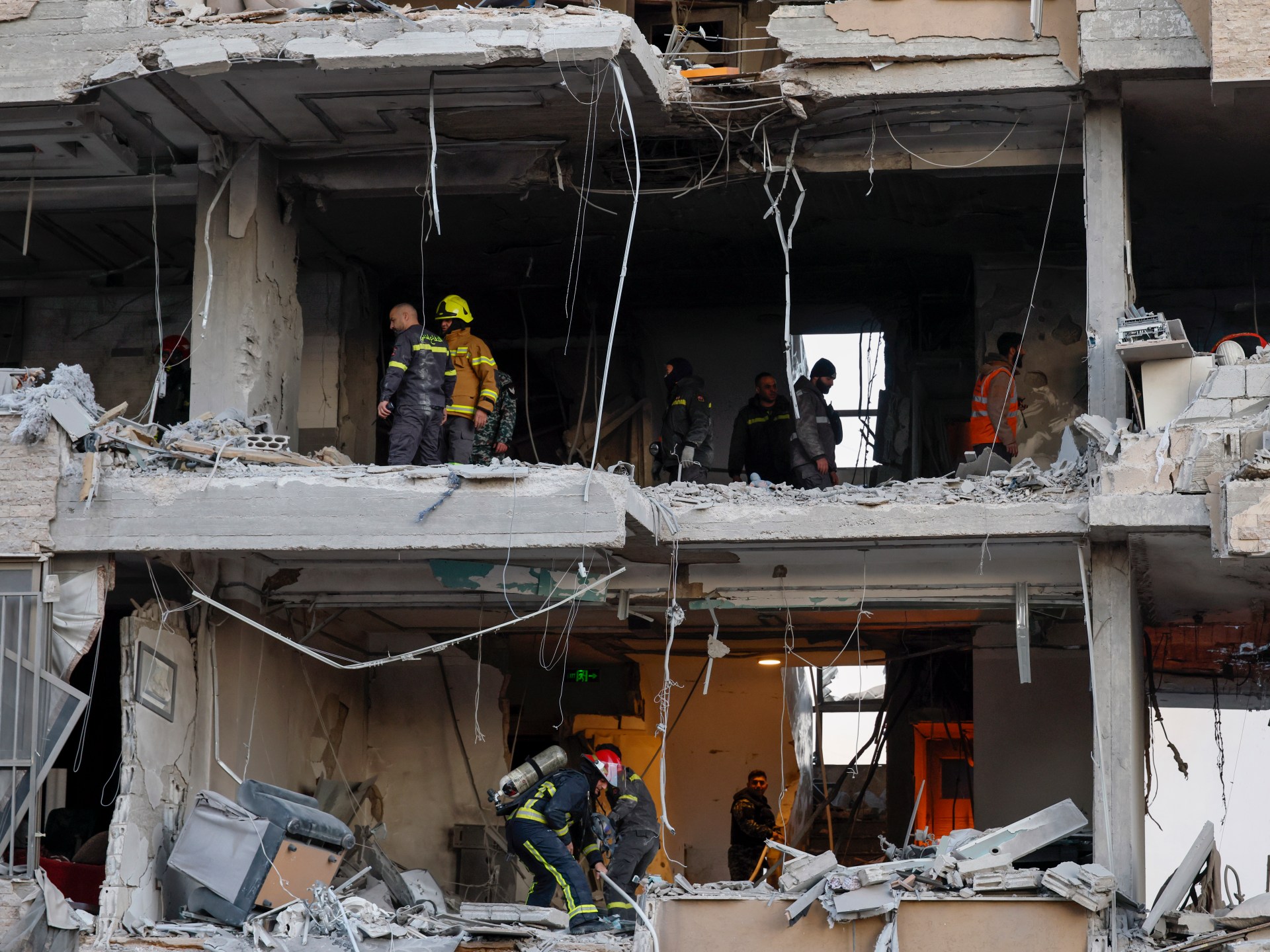 Israel pounds Lebanon, targets residential building in central Beirut