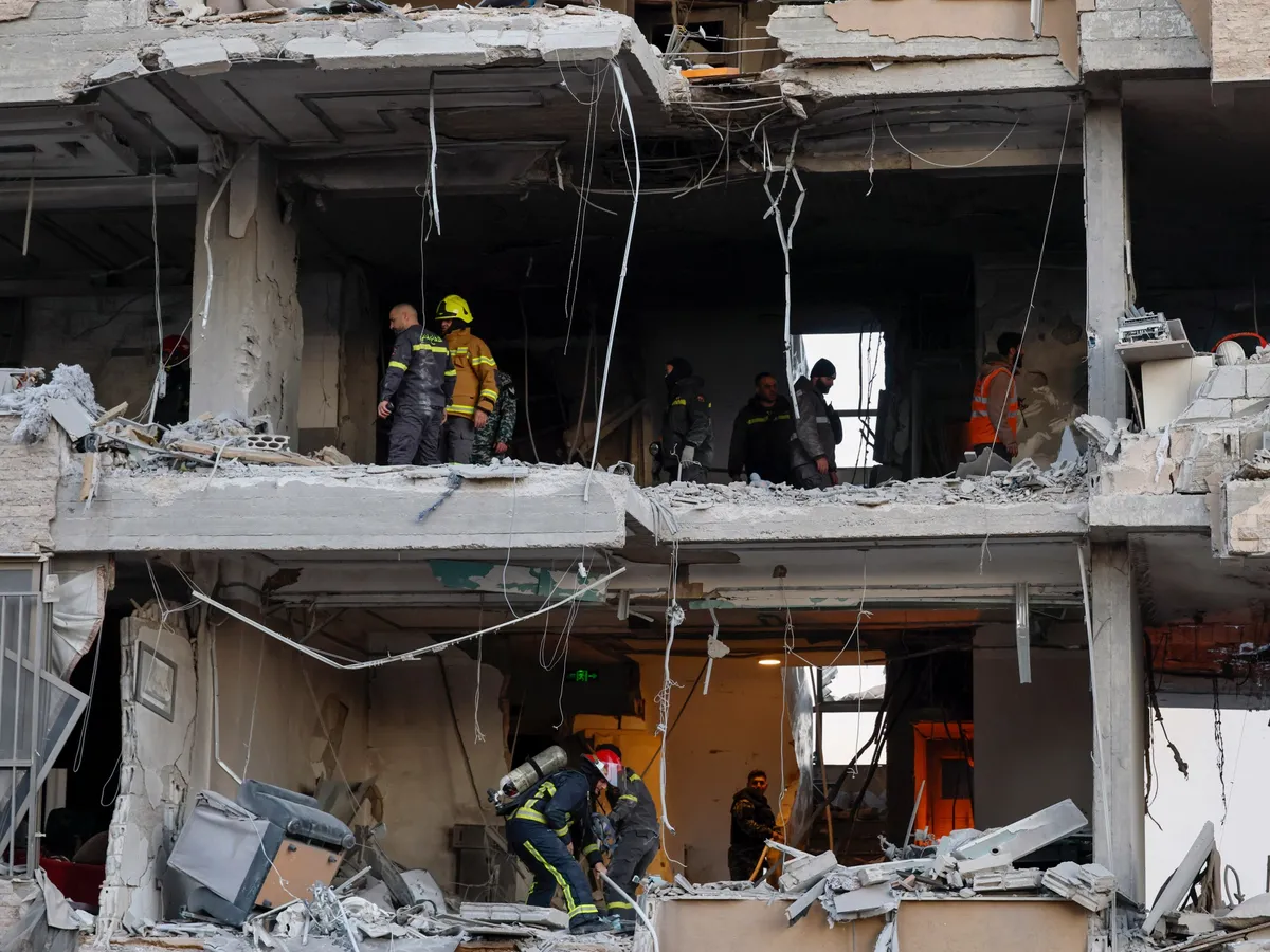 Israel pounds Lebanon, targets residential building in central Beirut