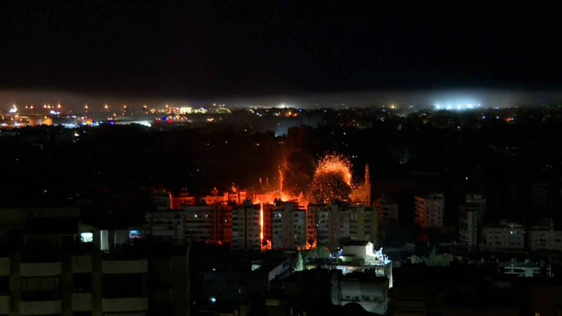 Israeli strikes hit Beirut suburbs