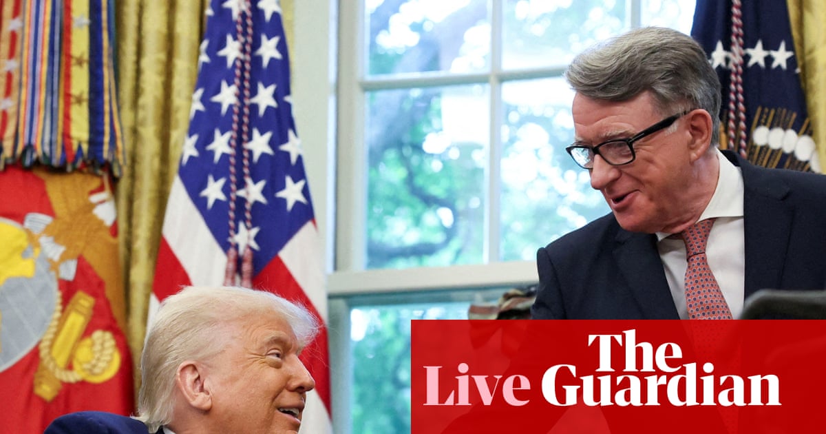 Mandelson documents to be released after PMQs – UK politics live